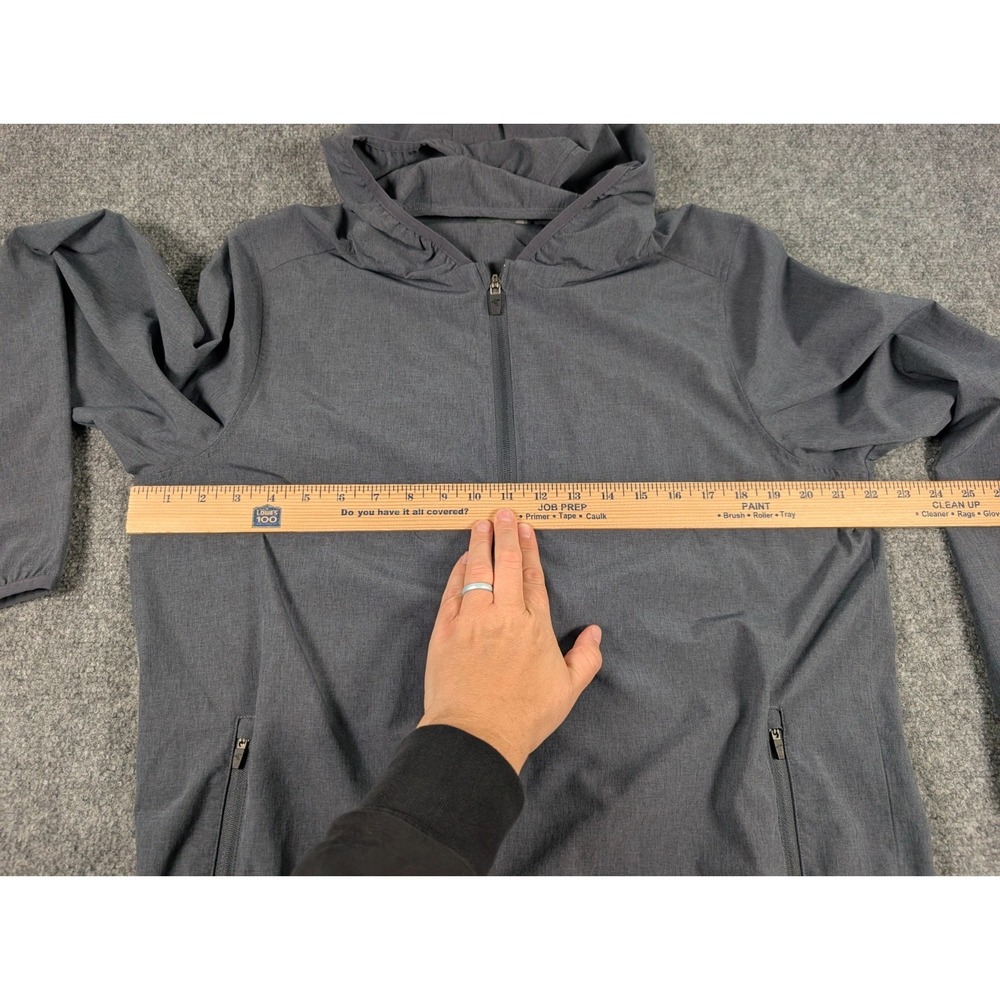 Genteal Capetown Performance Half Zip Shell Jacket Mens Medium Navy - Picture 5 of 10